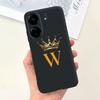 For Xiaomi Poco C65 Case Redmi 13C Cute Crown Letters Cover Soft Silicone Phone Case For Xiaomi Redmi 13C Redmi13C PocoC65 Shell