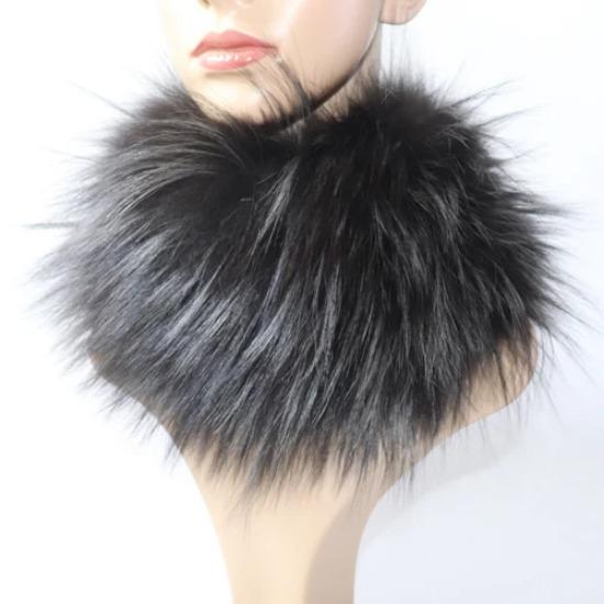 Nowy Szalik z Prawdziwego Futra Lisiego Opaski Futrzane Kobiety Zima Szaliki z Futra Lisiego Luksusowy Ocieplacz na Szyję Dobra Elastyczność Naturalne Futrzane Mufki
