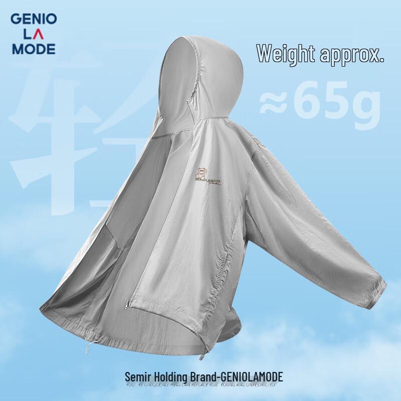 GENIOLAMODE Men s UPF50+ Hooded Sun Protection Jacket XL