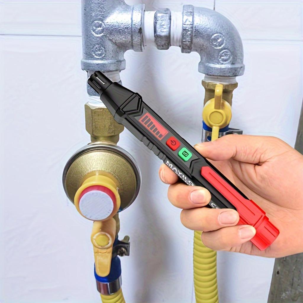 1pc  Gas Leak Detector Alarm Combustible Gas Detector WithAudible And Visual Alarm For All Types Of Flammable Gases