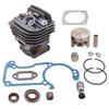 For Chainsaw Replacement As Shown Plated Cylinder Kit Replacement Cylinder Complete Accessory Set For MS260 Chainsaw