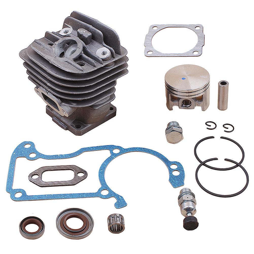 For Chainsaw Replacement As Shown Plated Cylinder Kit Replacement Cylinder Complete Accessory Set For MS260 Chainsaw