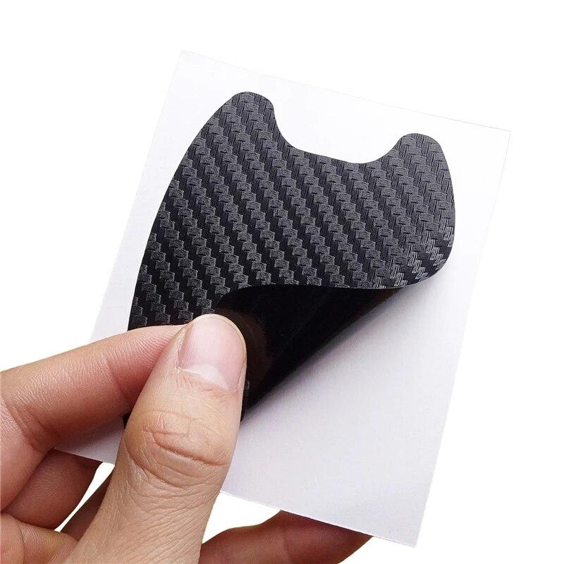 Universal 4 Pcs Car Door Handle Wrist Sticker Black/Silver/Blue Exterior Scratches Resistant Protector Cover Auto Accessories