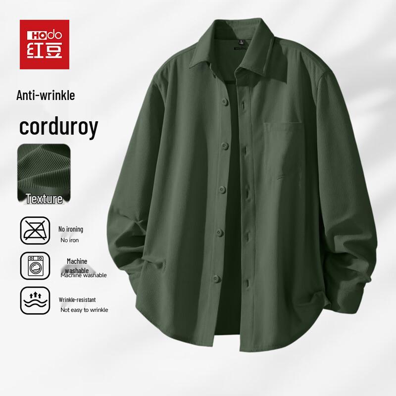 Мужская ретро вельветовая рубашка-куртка Hodo 3XL