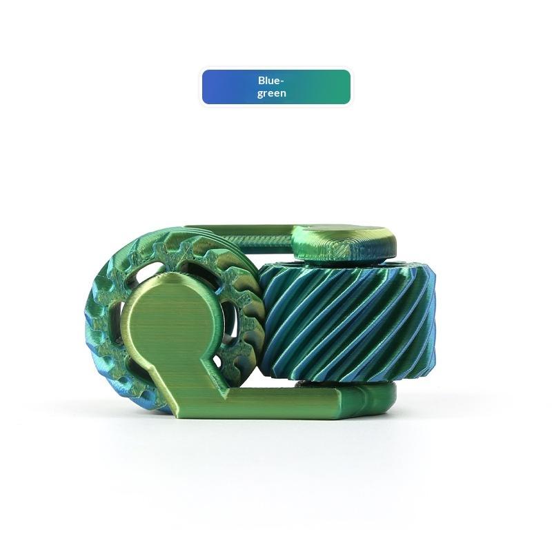 1Pcs Mini Gyroscope Popular  Spinner 3D Printed Fingertip Gear Decompression Toy For Adults Teens Kids