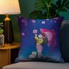 Pillow Case Plush Fabric Soft Double Sided Print B-Bee And P-Puppycat Sofa Cushion Cover Throw Pillow Covers