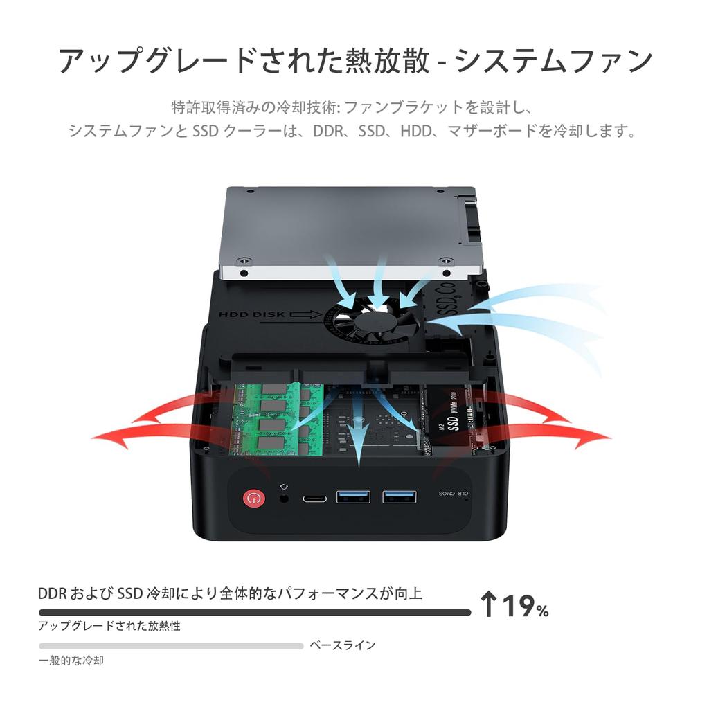 Beelink AMD Ryzen7 SER5 MAX 5800H Mini 16GB DDR4 500G SSD Mini Computer to WiFi Bluetooth Support Auto Power On PC, (up 4.4 GHz) 8C/16T, 6, 5.2, 1DP,