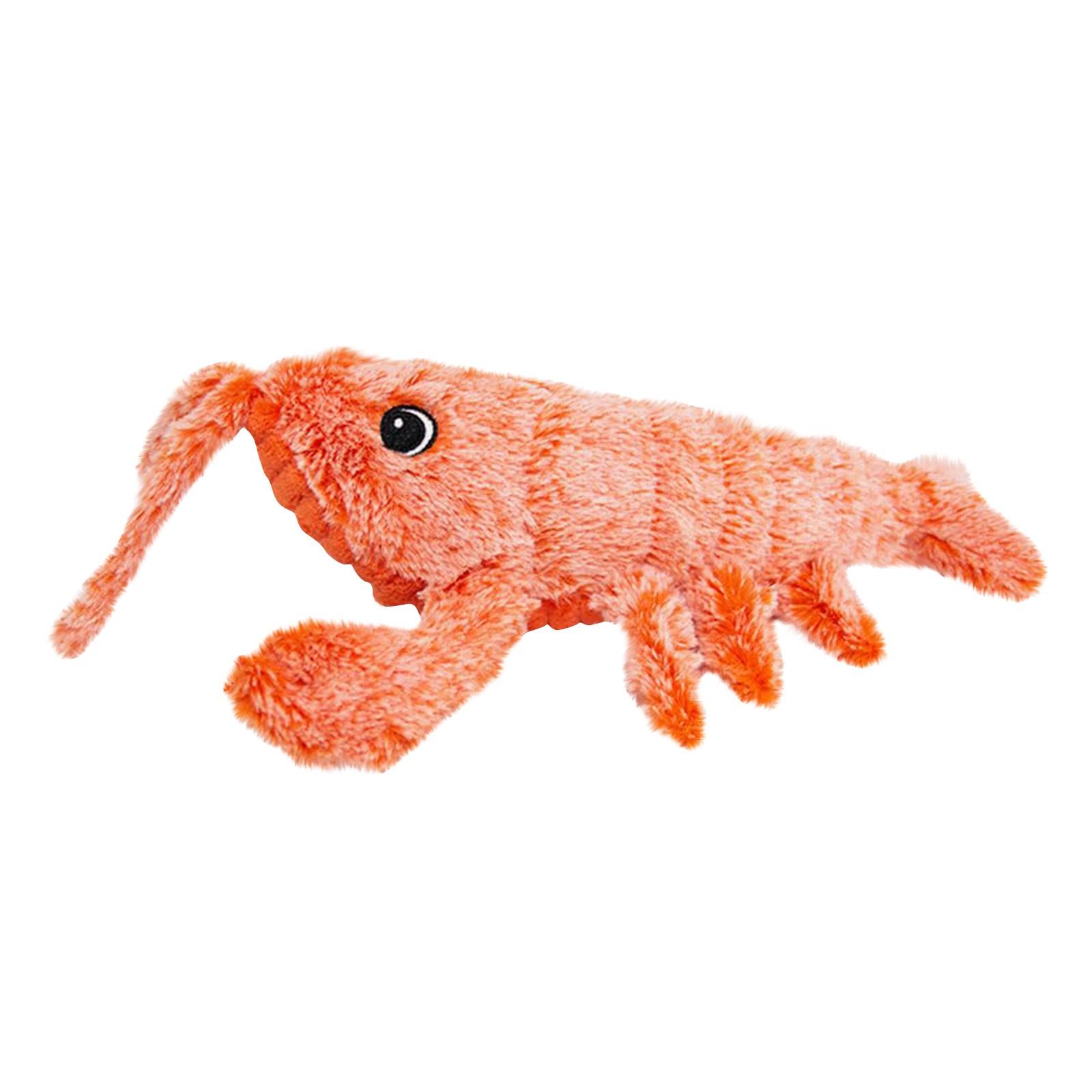 

Электрическая реалистичная прыгающая игрушка для кошек в виде креветок с USB-зарядкой для игр и упражнений с домашними животными