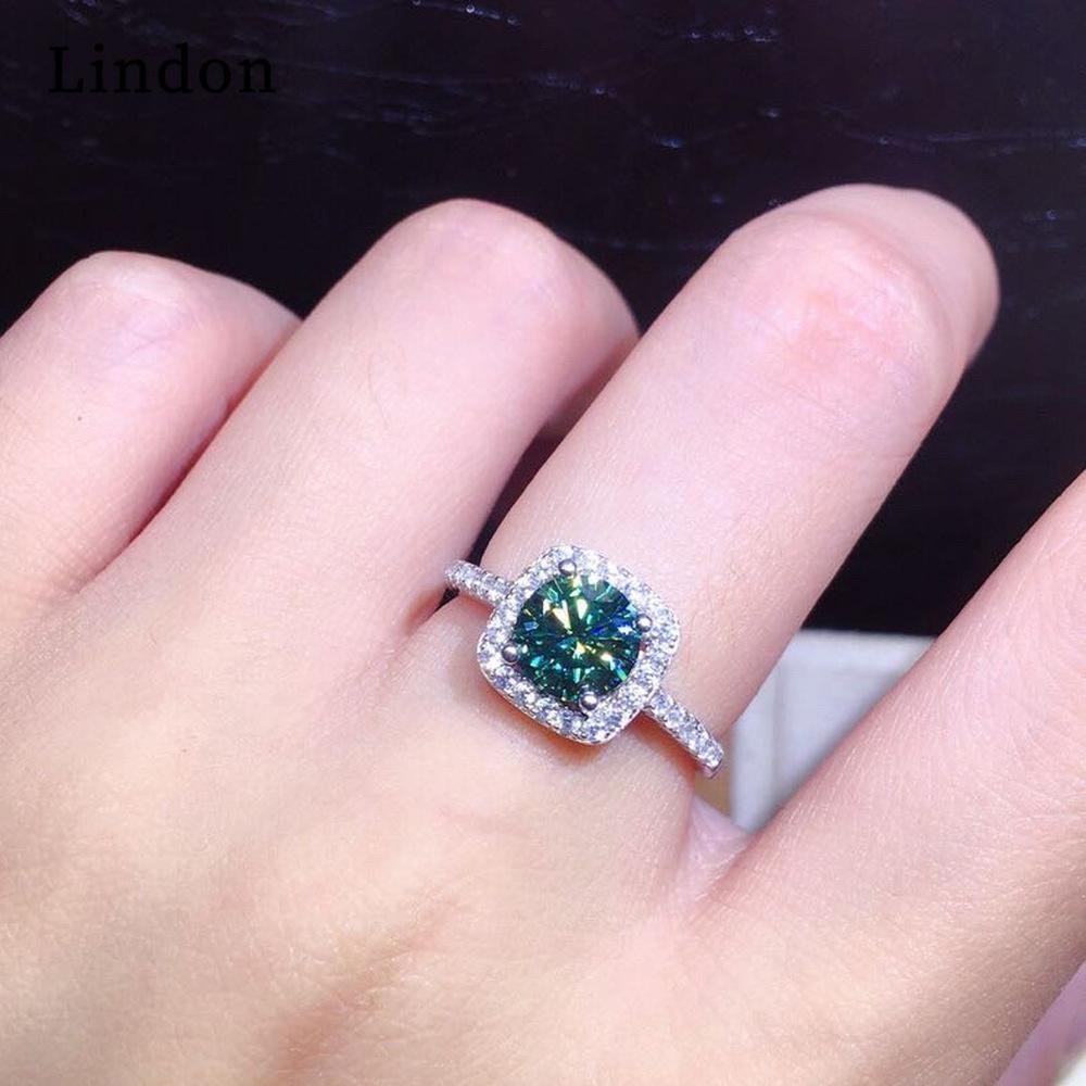 Lindon Classic Zircon Ring Ladies Jewelry Wedding Promise Party Gift