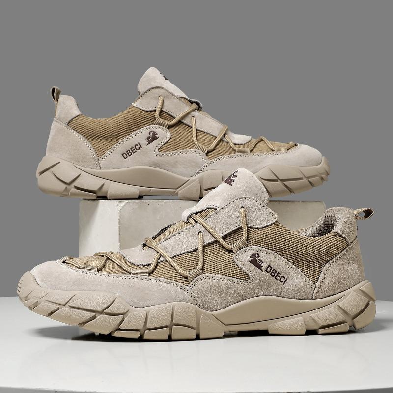 Men's Breathable Hiking Shoes, Men's Low-top Outdoor Wear-resistant and Anti-slip Casual Shoes