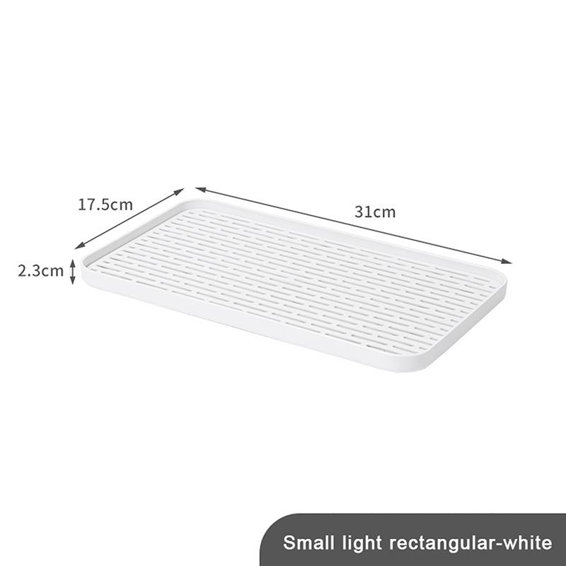 Kitchen Drain Tray Double Tray Rectangular Tea Fruit Tray Creative Drain Basket Tray Storage Rack Drying Chopsticks And Spoon