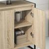 Bathroom Cabinet with Door Sonoma 60 X 30 X 60 Cm Engineered Wood