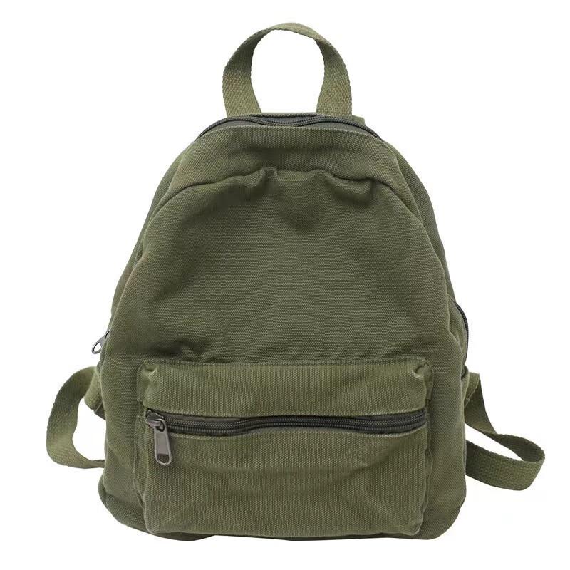 Li Shen Retro Distressed College Backpack