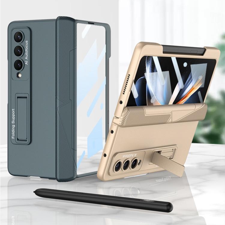 For Samsung Galaxy Z Fold4 GKK Integrated Magnetic Folding Phone Case with Pen Slot