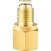 Vacuum Pump Adapter, Refrigerant Tank to Fitting Adapter, 1/2’’ Female to 1