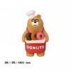 1pc Japanese Cat Grocery ZAKKA Donut Bread Food Fun INS Baking Coffee Shop Themed Decoration Furniture Ornaments Collection Toy