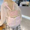 Nylon Casual Student Backpack With Breathable Design For Daily Use