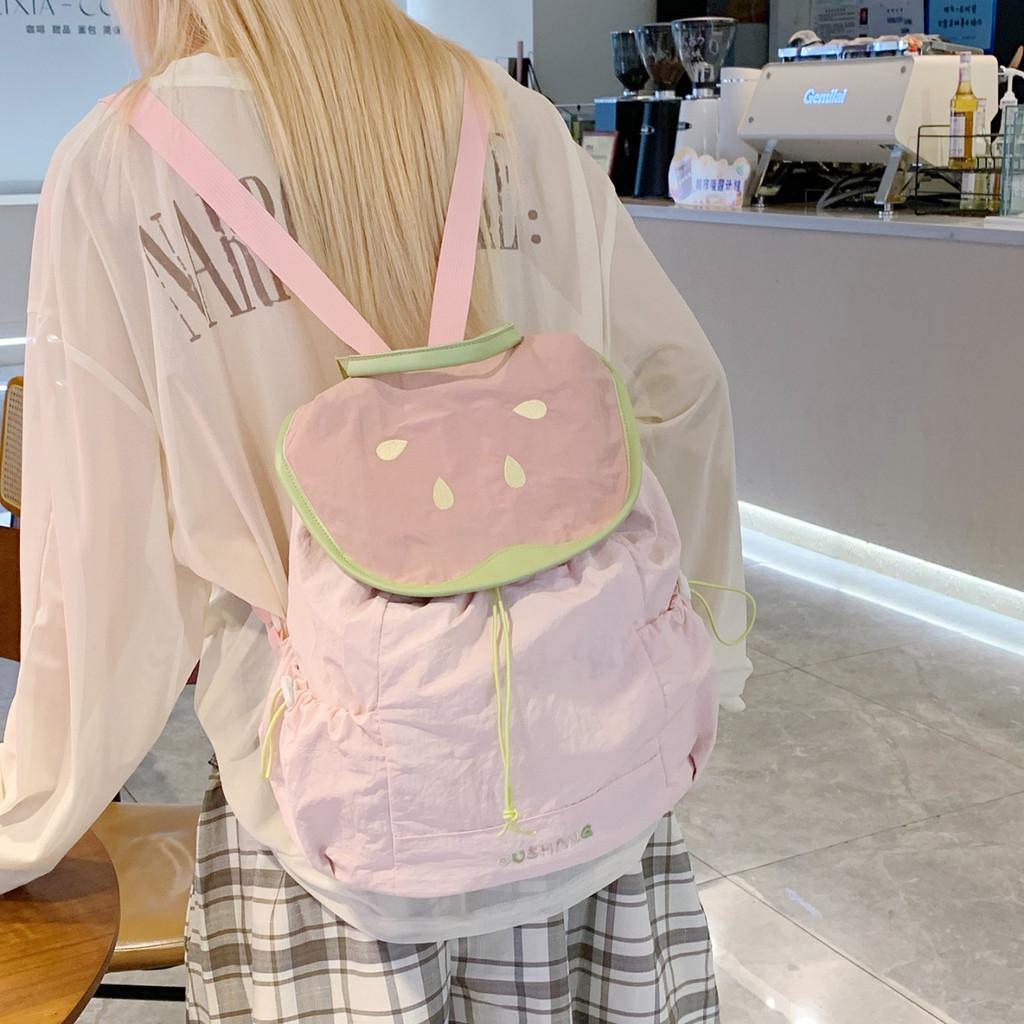Nylon Casual Student Backpack With Breathable Design For Daily Use