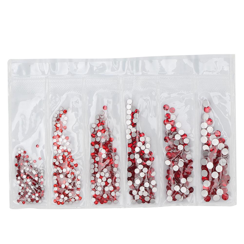   Colorful   Glass Nail Art Rhinestons Decoration Costumes Material Package(Silver)