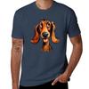 Colorful And Funny Dog Mutt Tshirt Casual Lightweight Short Sleeve Top