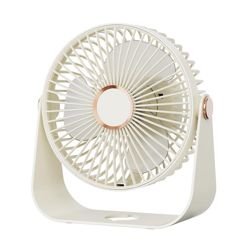 2026 Portable USB Charging Clip-on Desktop Fan with Light for Dorm Use
