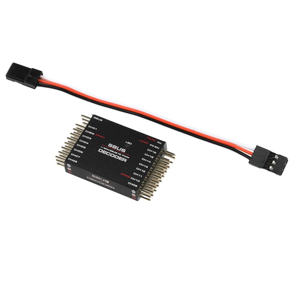 

Компаратор напруги DIY SBUS до 16-канального PWM Точний Декодер Перетворення 2-канальний PPM Приймач Підтримка Futaba, Orange, Frsky