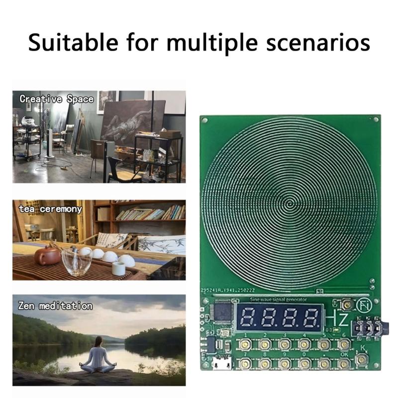 Schumann Waves Generator Tunables Frequency Module Direct Operation Computer Accessory ABS Construction For Computer