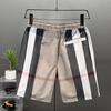 Pantalones cortos casuales de verano de talla grande para hombre, ropa vintage, pantalones cortos de verano con cintura elástica