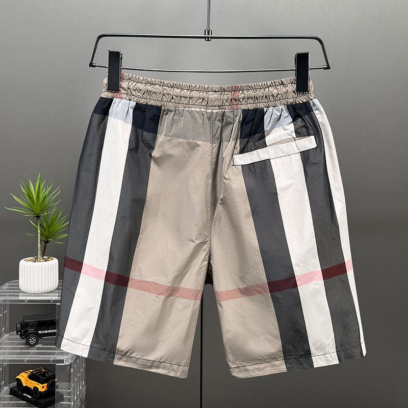 Pantalones cortos casuales de verano de talla grande para hombre, ropa vintage, pantalones cortos de verano con cintura elástica