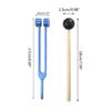 256 Hz Tuning Fork Medical Healing Instrument Aluminum with Wood Hammer A Repair Tool Human Biofield Diapa Son Chakra