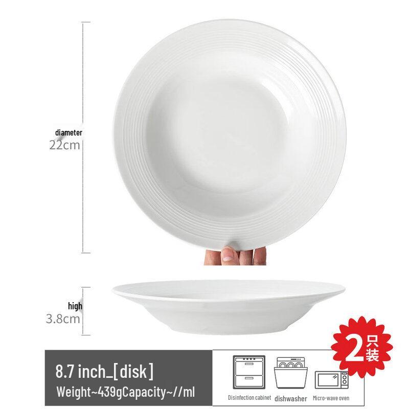 Straw Hat Ceramic Deep Plate