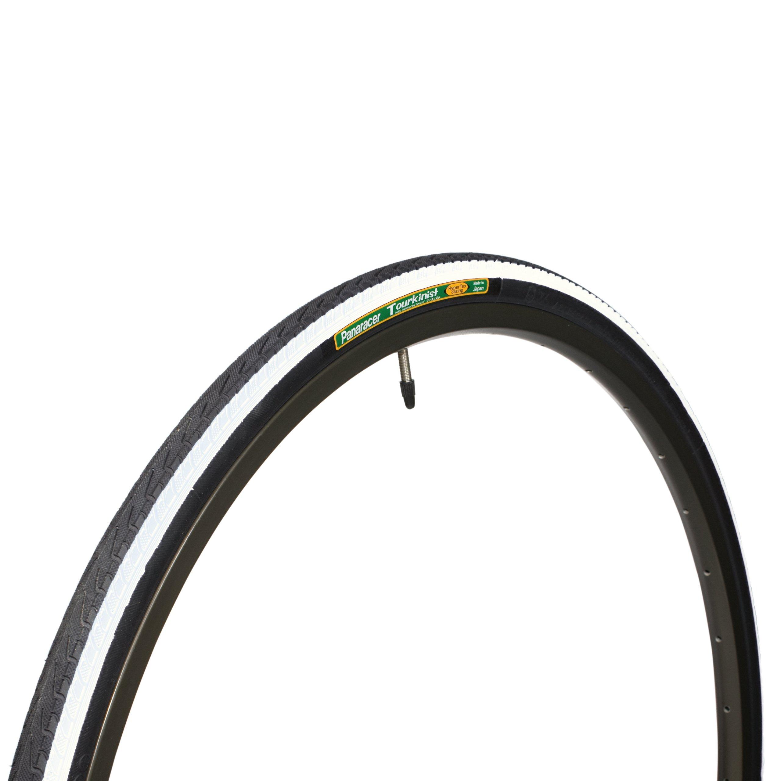 

Panaracer Clincher Tire Tsukinist Line Cross Road City Long [700×28C] 8W728-TKN-W4 Black/White (For Bike, Bike, Riding, Commuting, Touring, Ride)