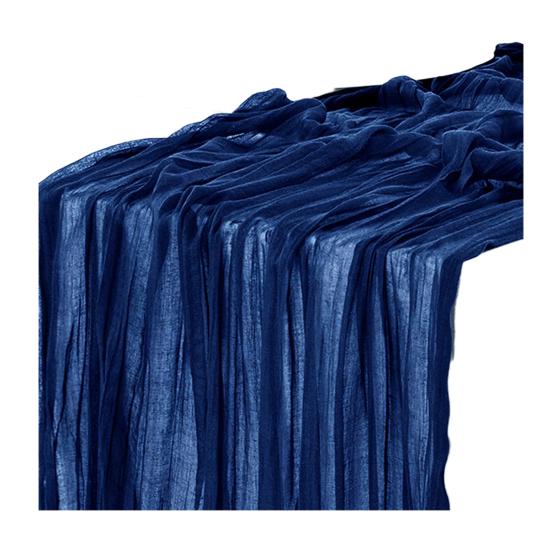 Table Flag Solid Color Pleated Design Bohemia Style Wedding Table Runner Special Events Wedding Decoration
