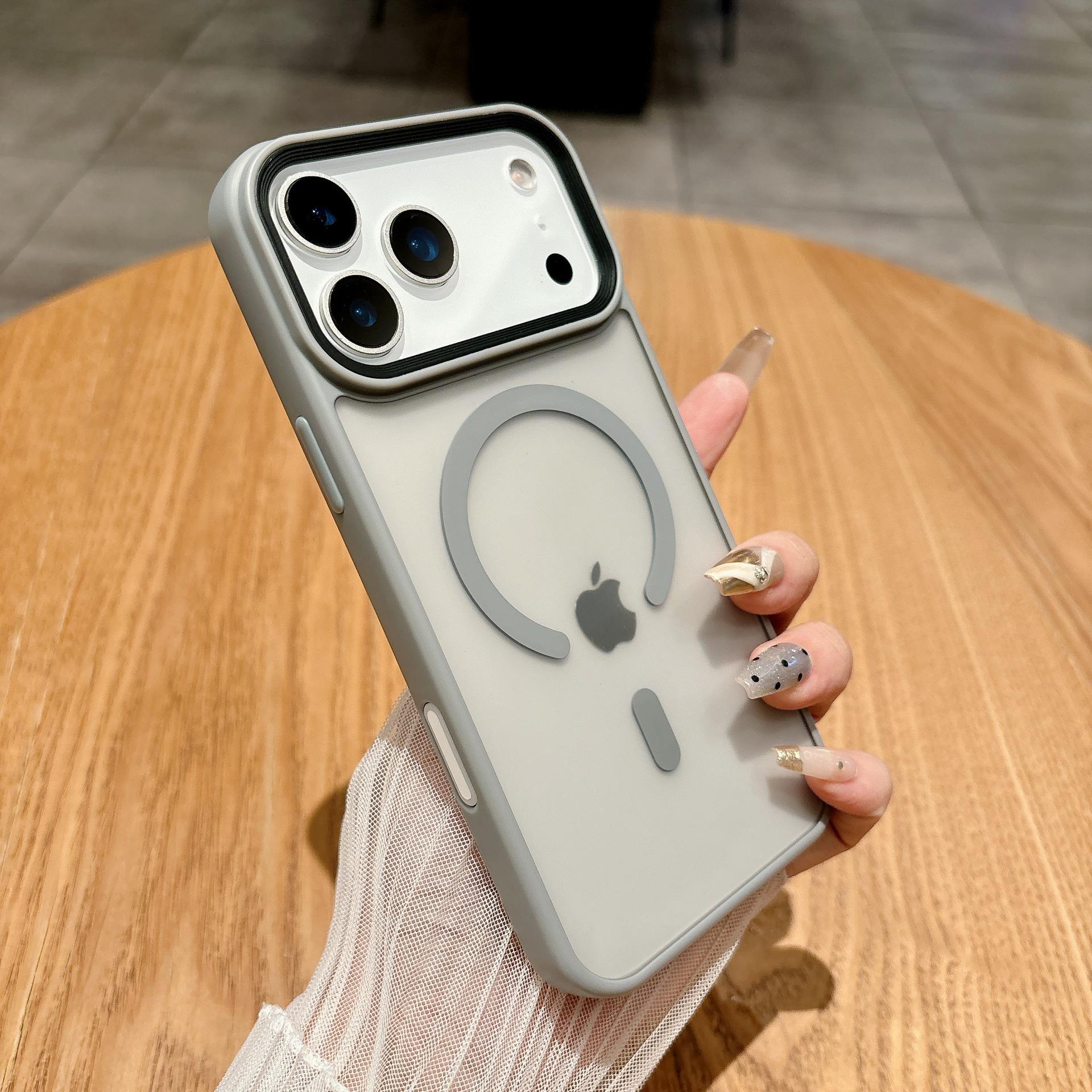 

Apple 17 Pro Max Dirt-Resistant Magnetic Case: iPhone 16/17 Skin-Feel, Touch-Enhanced, Protective Case for 15 Plus 13