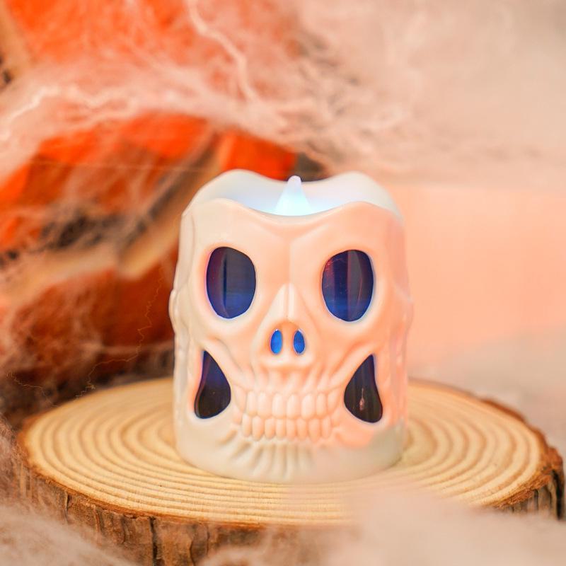 Halloween Portable LED Pumpkin Lantern Candle Lamp for Party Decoration