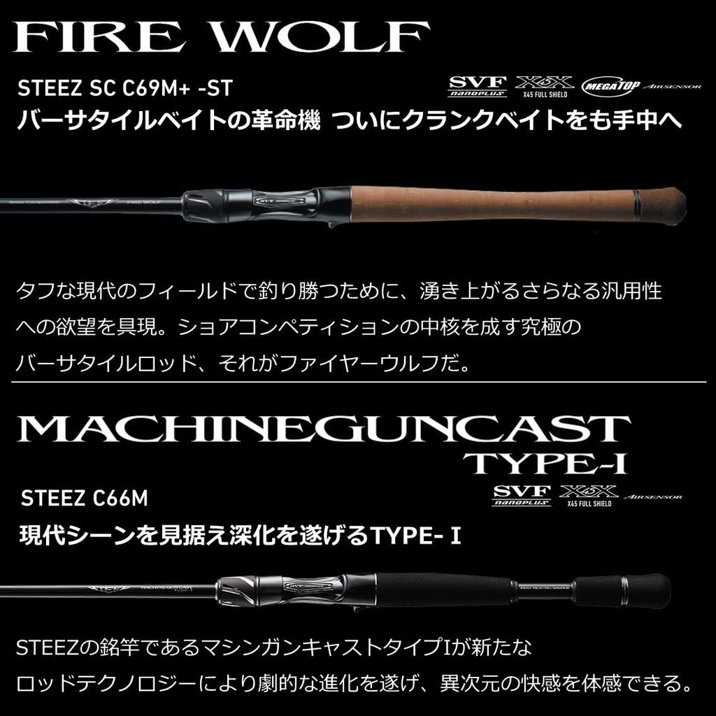 Daiwa 21 Steez Bait Casting Model C70H-SV/ST