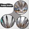 Indian Artificial Feather Headdress Chief Costume for Dress Up Party Masquerades
