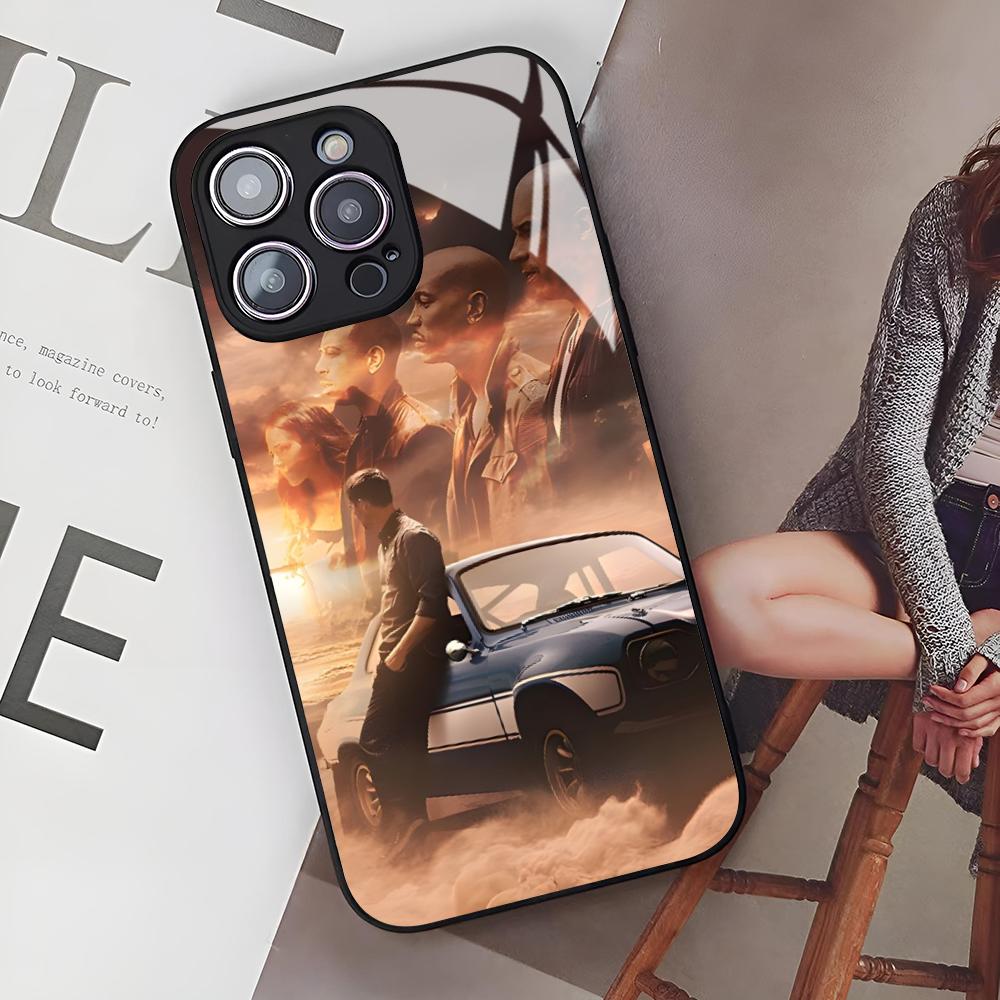 Fast Furious Phone Case for Iphone 17 Air 16 15 14 12 11 13 Pro Max Mini Se Puls Glass Cover