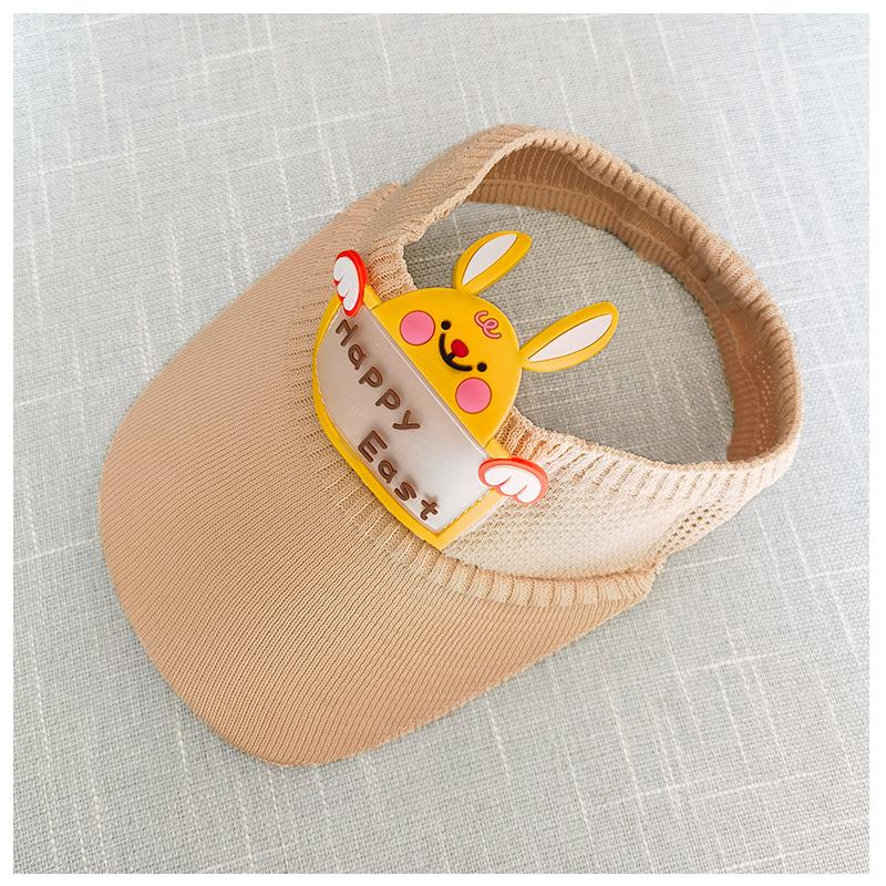 Children's hat summer baby cap cartoon sunscreen hat cute rabbit sunshade empty top hat