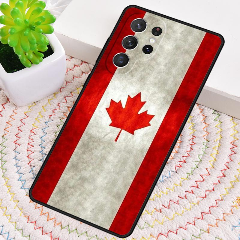 Canada Flag Maple Leaf Red Phone Case for Samsung Galaxy Note 10 Pro S26 Ultra S23 S24 FE S25 S21 S22 PLUS Shockproof Cove