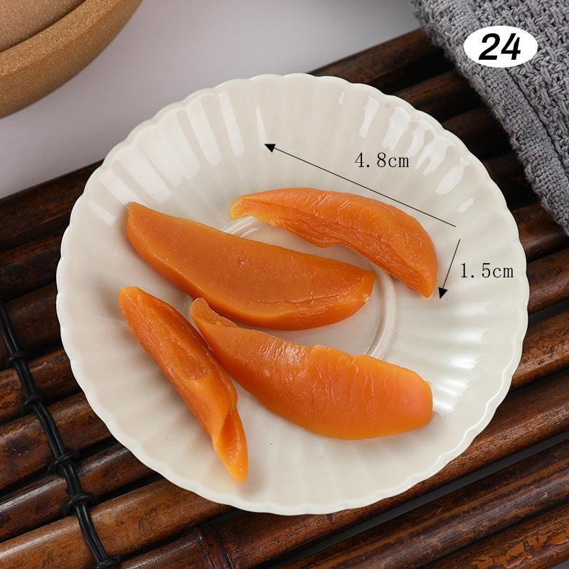 4 Pcs Simulated Hotpot Ingredient Model Mini Fake Vegetable Realistic Beef Roll Restaurant Store Barbecue Shop Display Decor
