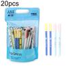 Lot de 10/20 stylos gel effaçables à encre noire et bleue, 0,35 mm, motif animal, papeterie scolaire
