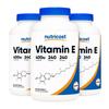 Nutricost Vitamin E 400IU 240 Softgels 240 Tablets 3 Pcs