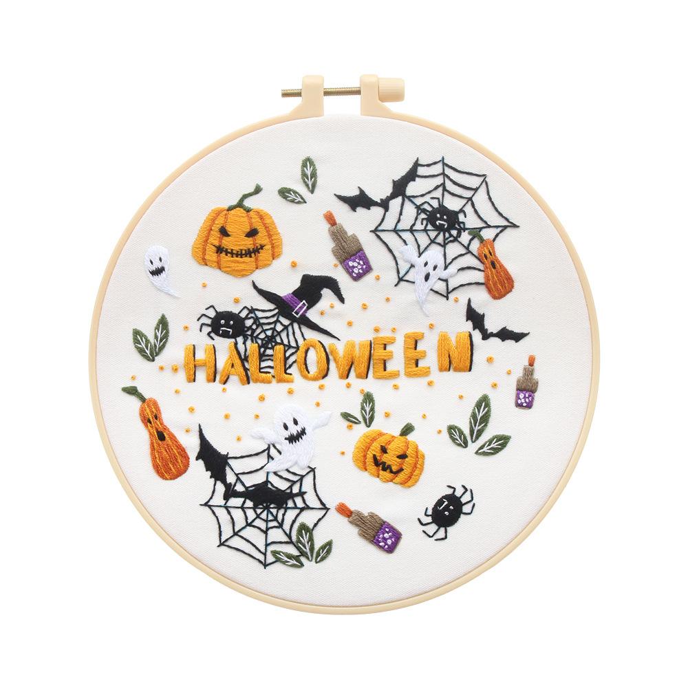 New Product Happy Halloween Embroidery Embroidery Handmade Embroidery Diy Material Package