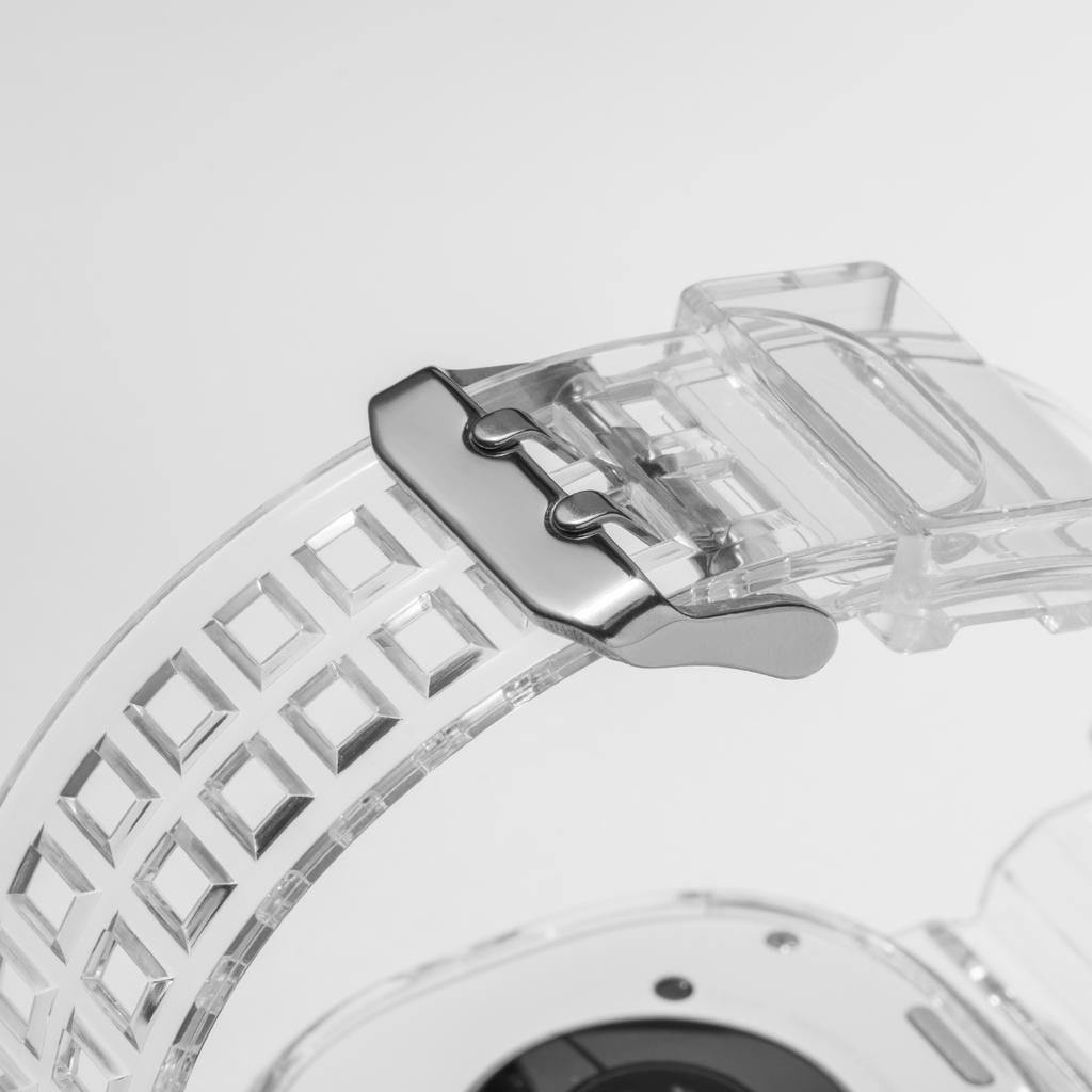 Case+Strap For Samsung Galaxy Watch 8 40mm 44mm Band Pulseira Transparent Silicone Bracelet Correa Galaxy Watch 8 Accessories