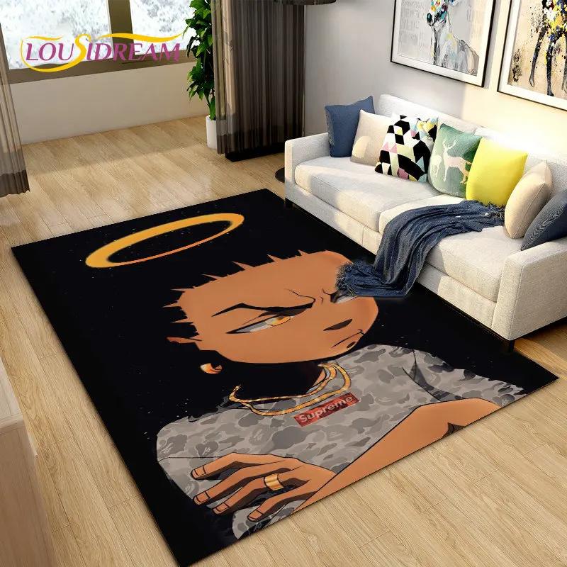 Legend Star Hip Hop Art Rapper Area Rug Large,Carpet Rug for Living Room Bedroom Sofa Doormat Decoration,Kids Non-slip Floor Mat