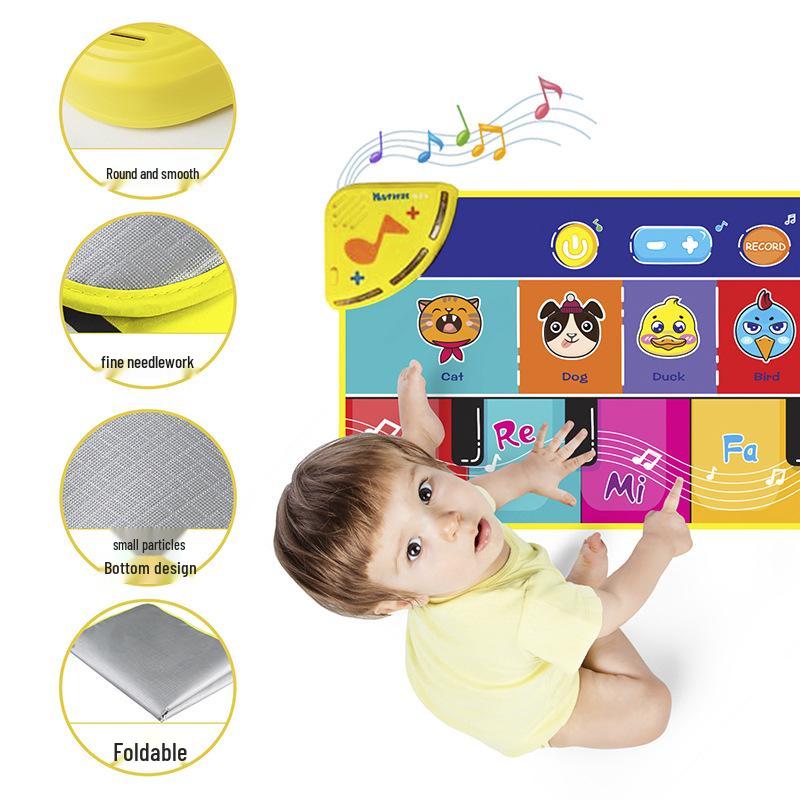2022 Animal Music Baby Learning Piano Mat: Children's Dance Blanket Toy