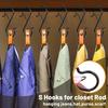 10Pcs Windproof Kitchen Pot Rack Hooks S-Shape Windproof S-Type Hook  Bathroom Accessories