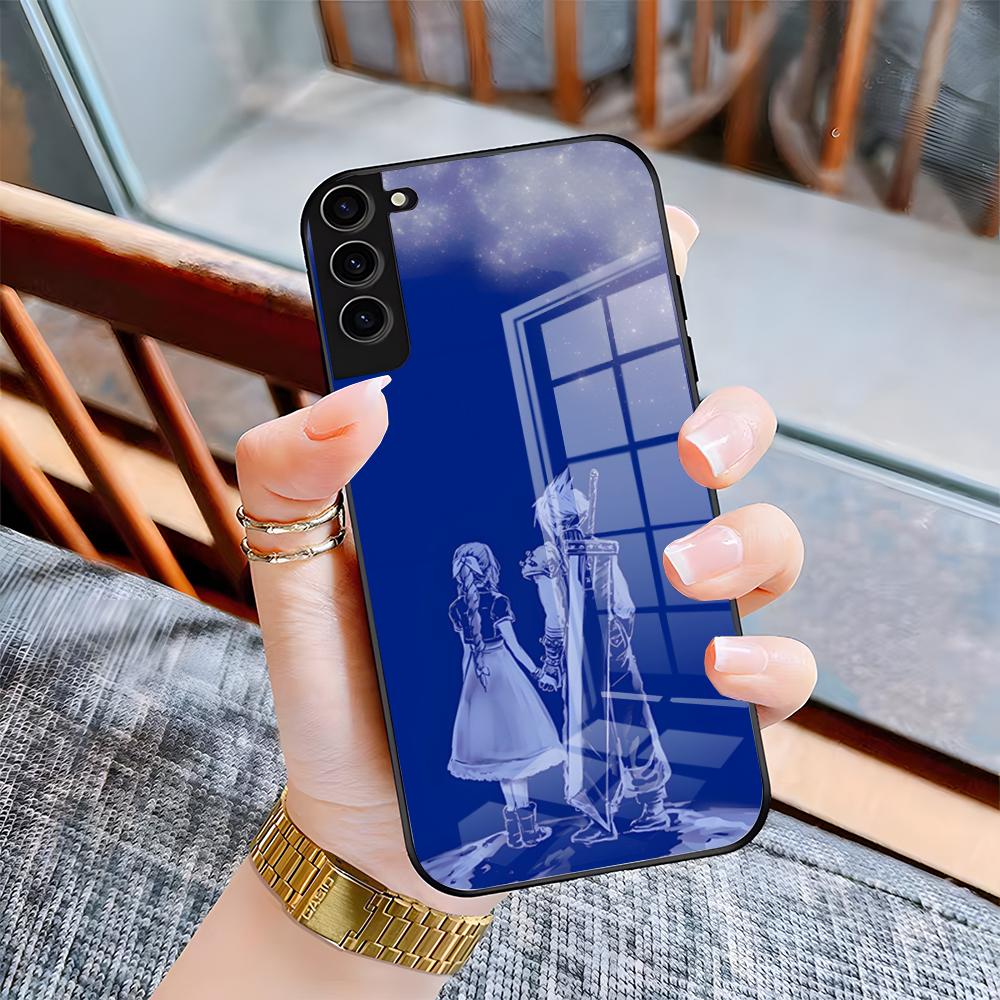 F-Final F-Fantasy Phone Case For Samsung A25 A13 A33 5G A54 A36 A35 A56 A52 A14 Shockproof Glass Cover
