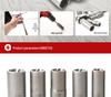 11-Piece Broken Screw & Nut Extractor Set with Wire Extractors